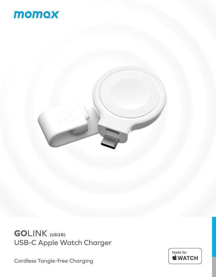 Momax GoLink USB-C Apple Watch Charger - White - Tech Goods
