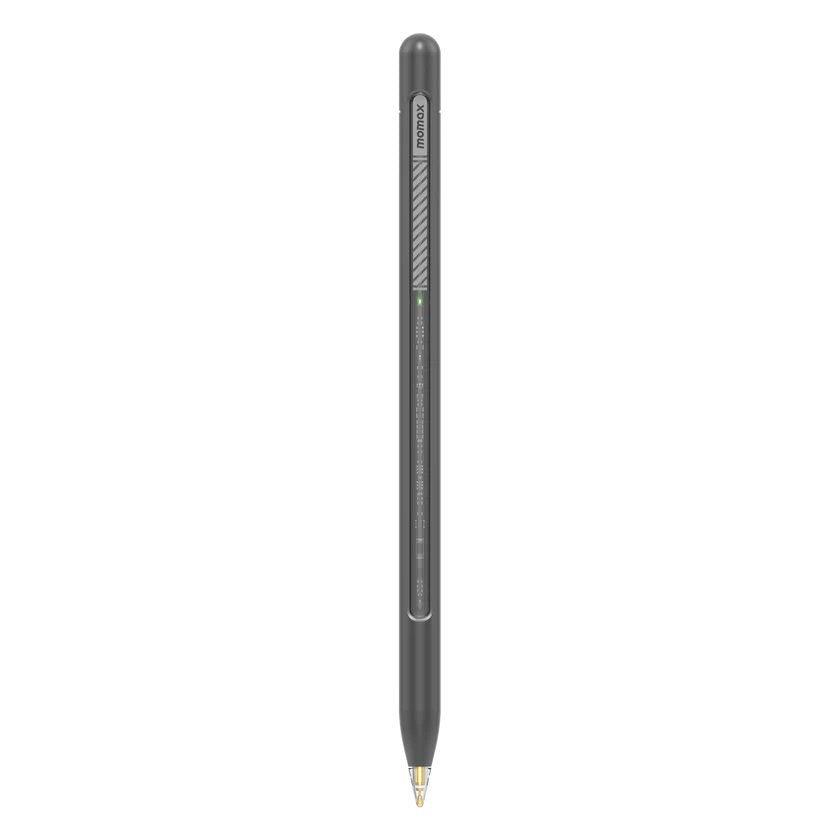 Momax Mag Link Pro Magnetic charging active stylus pen for iPad - Grey - Tech Goods