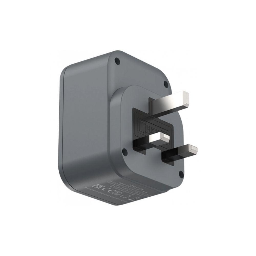 Momax ONEPLUG 1-Outlet Extension Socket With USB - Space Grey - Tech Goods