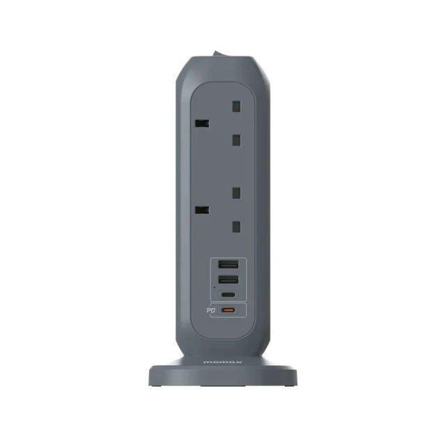 Momax OnePlug 11 Outlet Power Strip With USB - Grey – Tech Goods