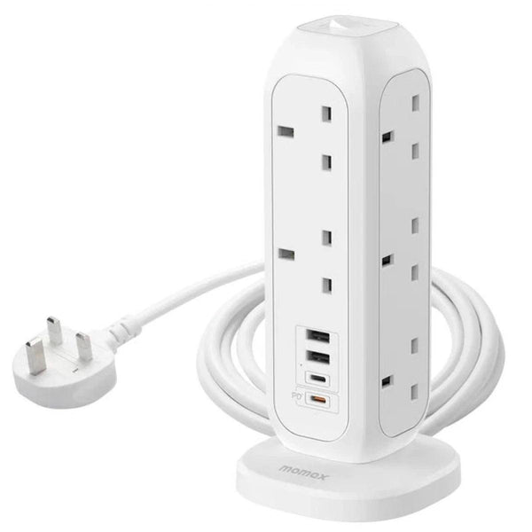 Momax ONEPLUG 11-Outlet Power Strip With USB - Tech Goods