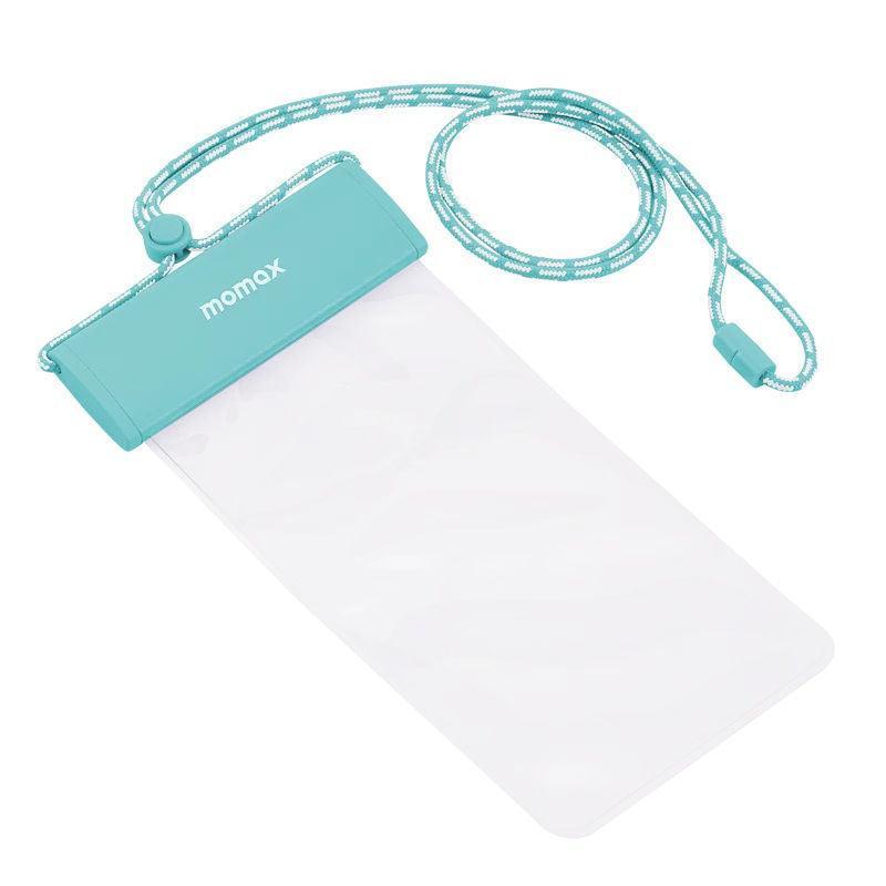 Momax Waterproof Pouch Universal with Neck Strap - Blue - Tech Goods