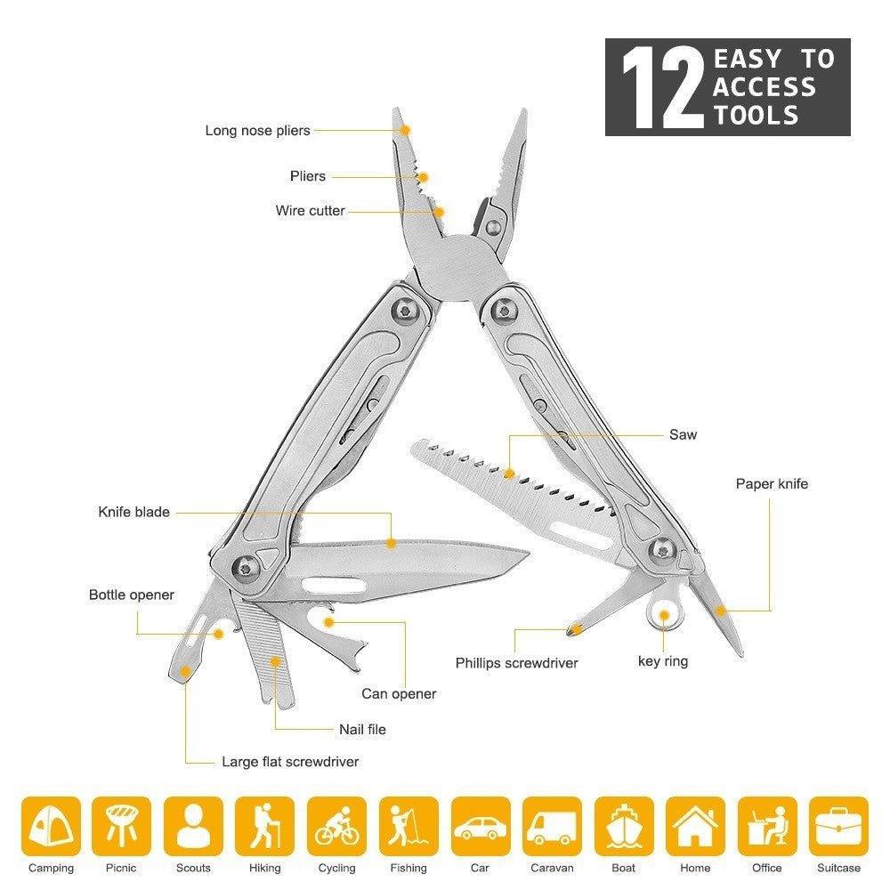 Multi tools Type 2 - Silver - Tech Goods