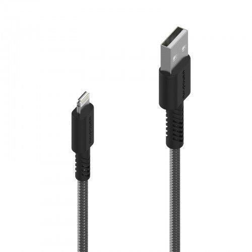 RAVpower Lightning Cable Tough Nylon Yarn Braided 1.2M - Black - Tech Goods