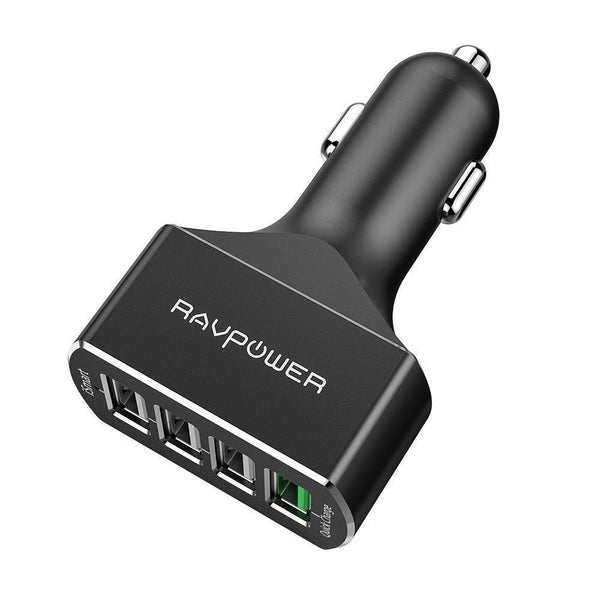 RAVPower QC 3.0 54W 4-Port Car Charger - Tech Goods