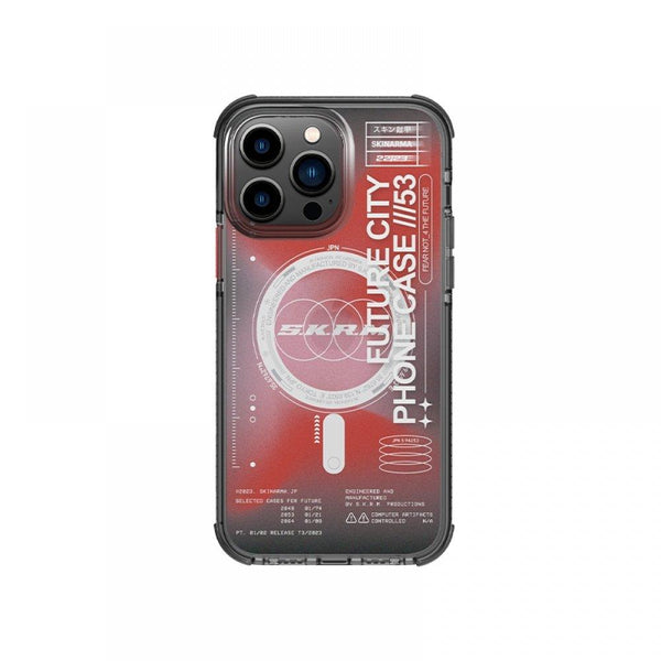 SkinArma Shorai MagSafe Case for iPhone 14 Pro Max - Red - Tech Goods