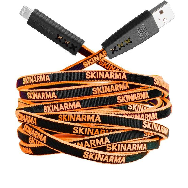SkinArma Tenso USB-A to Lightning Cable 1.2M - Orange - Tech Goods