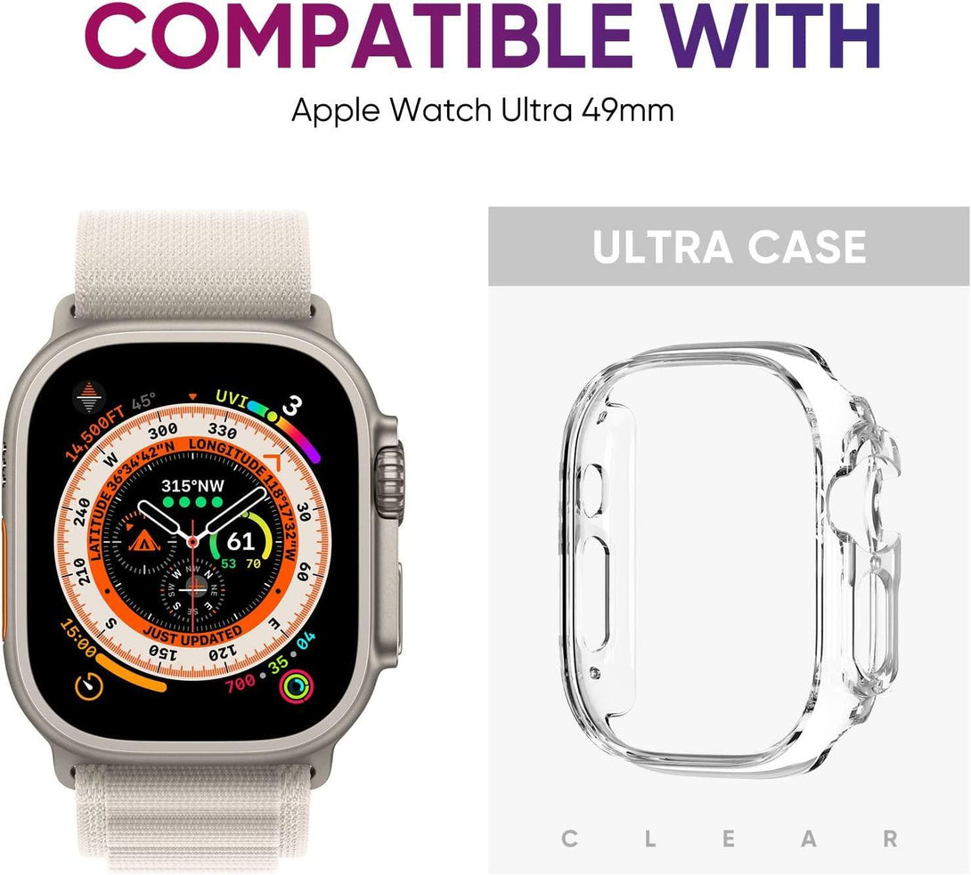 Suitisbest Compatible for Apple Watch Ultra Case 49mm 3 Pack - Tech Goods