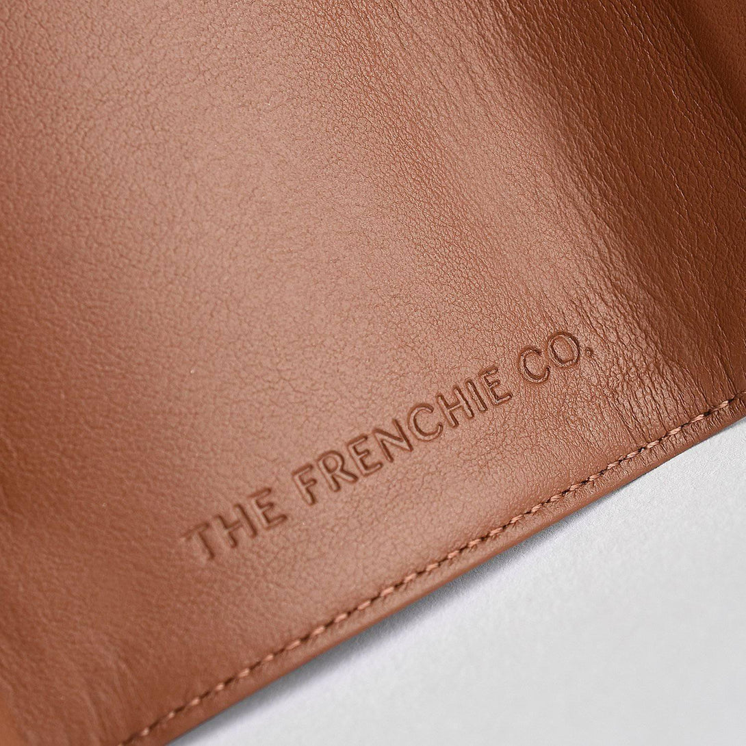 The Frenchie Co AirTag Ready Speed Wallet Mocha - Tech Goods