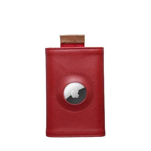 The Frenchie Co AirTag Ready Speed Wallet - Red - Tech Goods