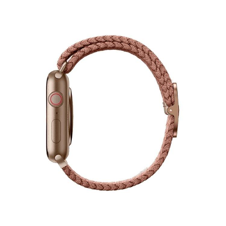 Uniq Aspen Braided Watch Strap for Apple Watch 40MM - Grapefruit Pink - Tech Goods