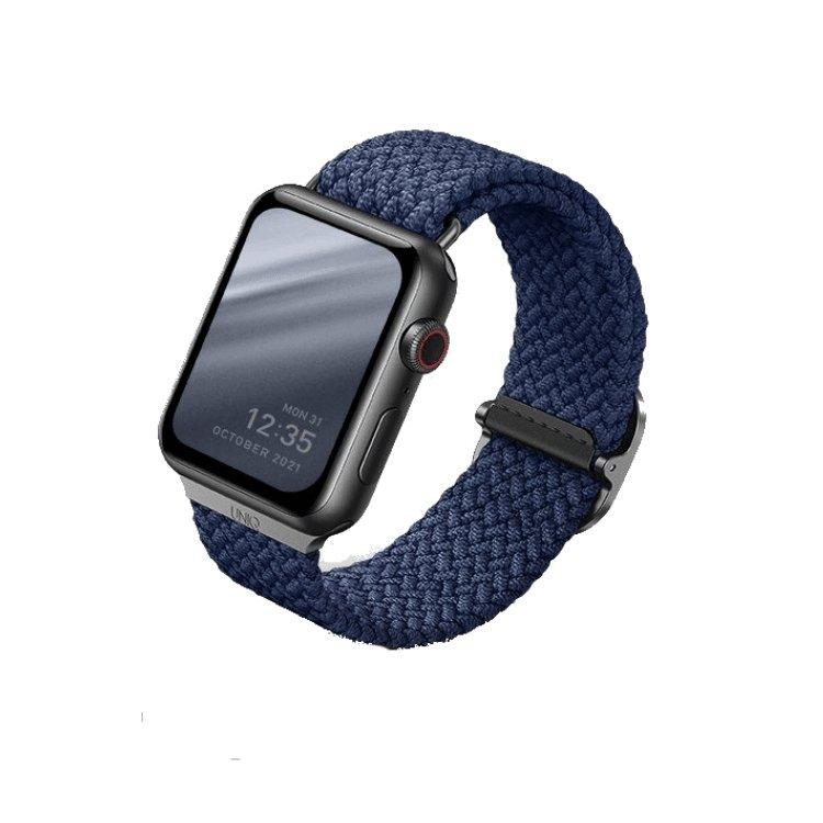 Uniq Aspen Braided Watch Strap for Apple Watch 40MM - Oxford Blue - Tech Goods