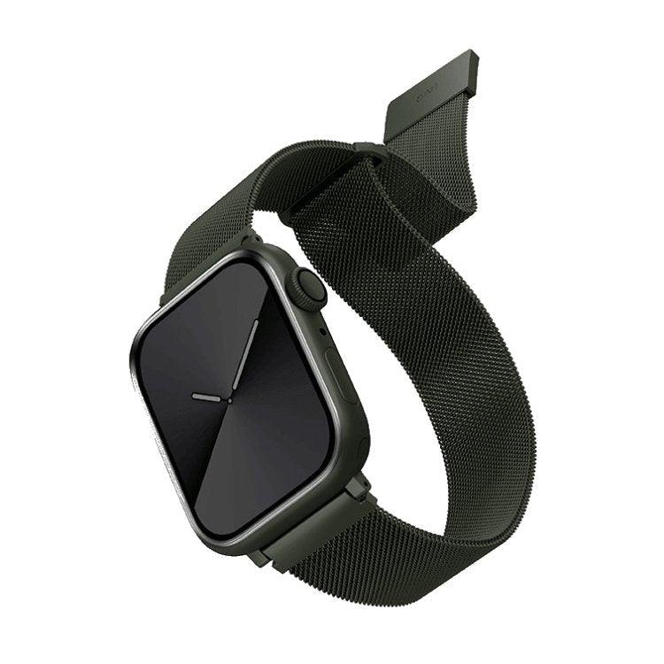 Uniq Dante Milanese Mesh Steel Strap for Apple Watch 42/44/45mm - Hunter Green - Tech Goods