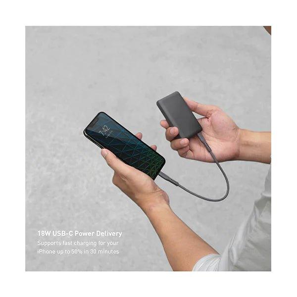 Uniq Fuele Mini USB-C PD Pocket Power Bank 8000mAH - Ash (Grey) - Tech Goods