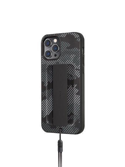 Uniq Hybrid Heldro Designer Edition Case for iPhone 12 Pro Max - Charcoal Camo - Tech Goods