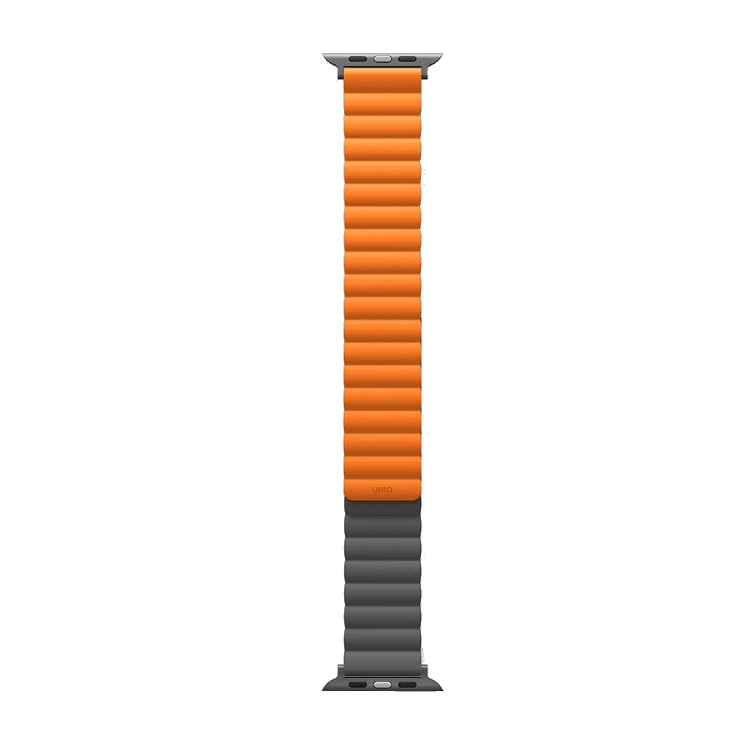 Uniq Revix Reversible Strap for Apple Watch 42/44/45mm - Charcoal Grey / Orange - Tech Goods