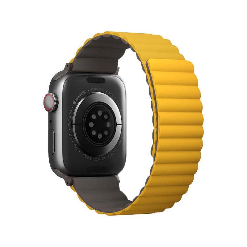 Uniq Revix Reversible Strap for Apple Watch 42/44/45mm - Mustard / Khaki - Tech Goods
