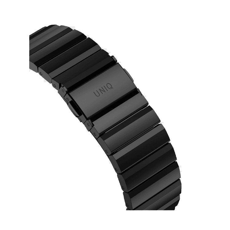 Uniq Strova Stainless Steel Band for Apple Watch 44/42mm - Black - Tech Goods