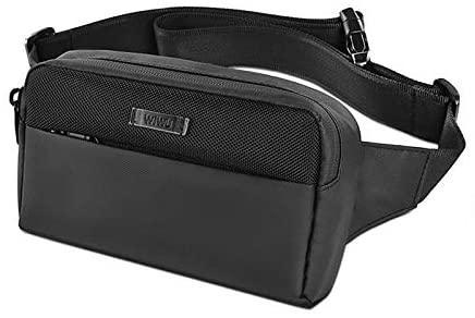 Wiwu Metro Mate Multifunction Travel Waist Bag (21X12.5X5cm) - Black - Tech Goods