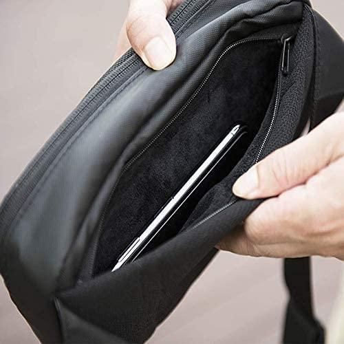 Wiwu Metro Mate Multifunction Travel Waist Bag (21X12.5X5cm) - Black - Tech Goods