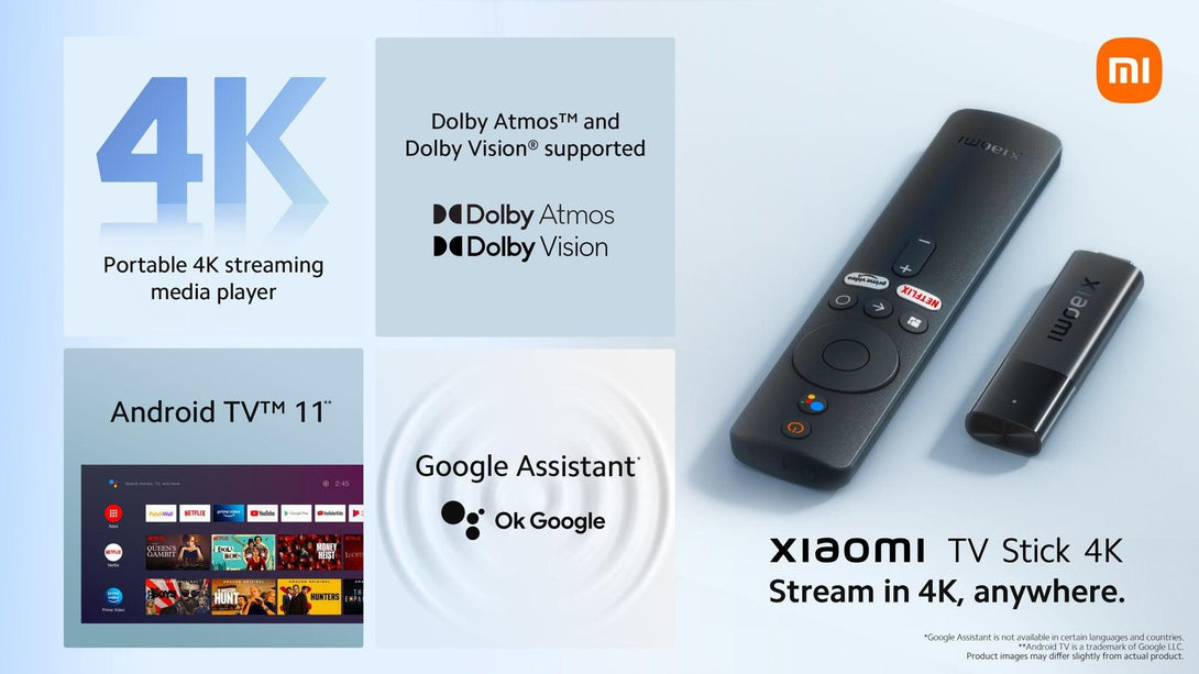 Xiaomi Mi TV Stick 4K - Black - Tech Goods