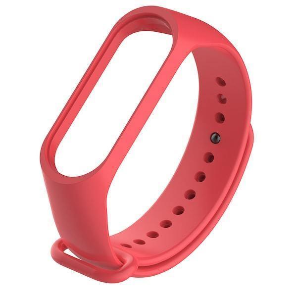 Xiaomi Silicone Replacement Soft Strap For Mi Smart Band 3/4 - Red - Tech Goods