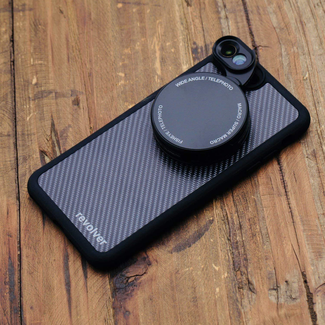 Ztylus iPhone 7 Plus/8 Plus Revolver M Series Lens Kit Carbon Fiber - Tech Goods