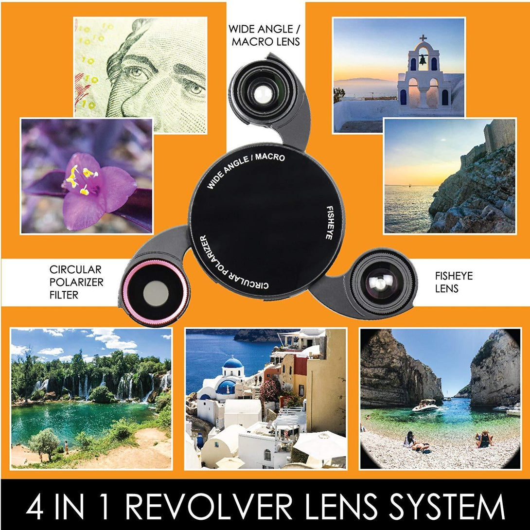 Ztylus iPhone 7/8 Revolver M Series Lens Kit - Carbon Fiber - Tech Goods