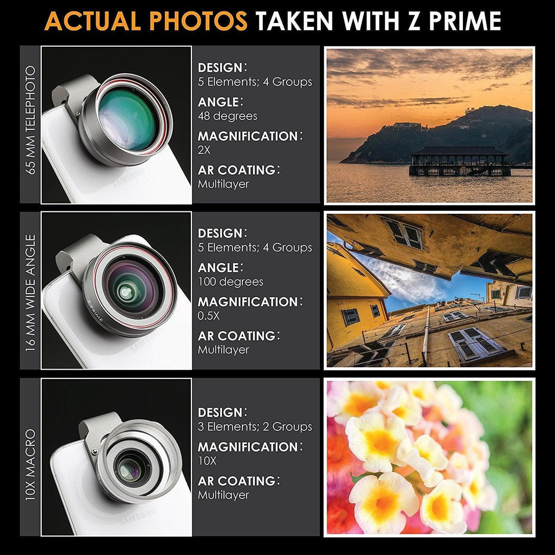 Ztylus Z-PRIME 3+1 Lens Kit - Tech Goods